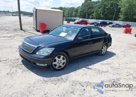 2005 Lexus Ls 430 from USA, damaged, VIN JTHBN36F950176347